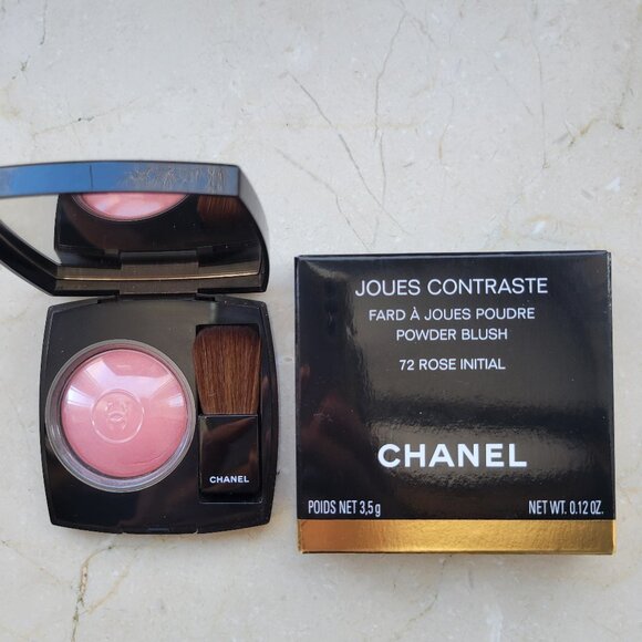 CHANEL Joues Contraste Powder Blush 72 Rose Initial - Picture 3 of 13
